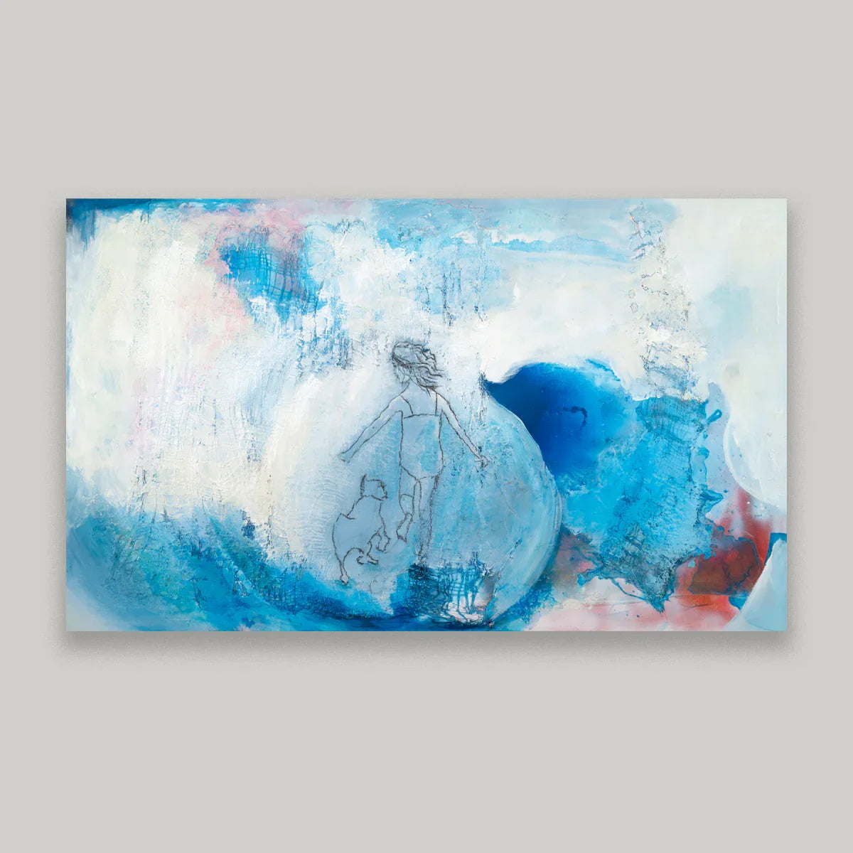 One True Love | 60"x36" | Abstract Figurative