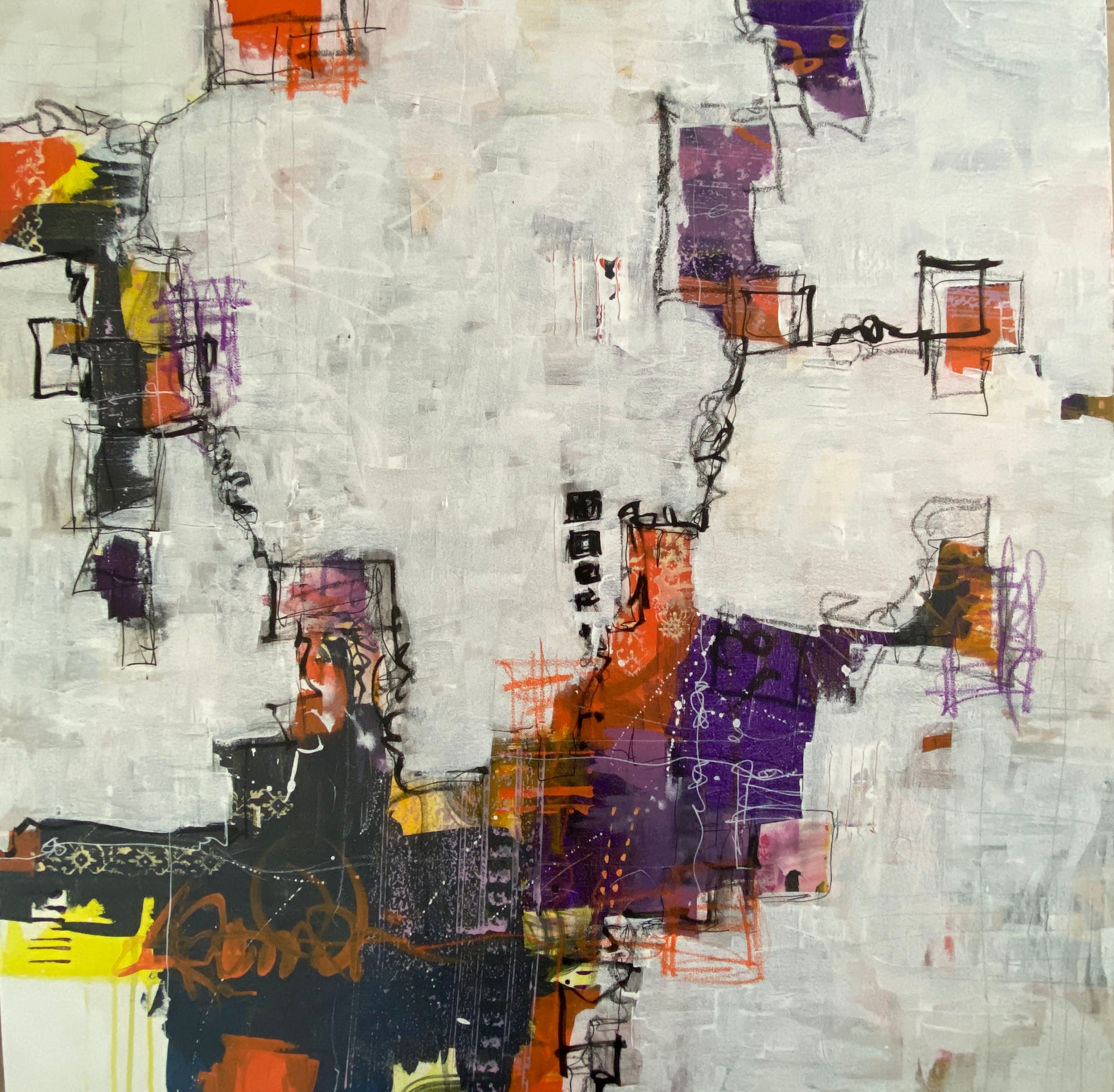 Unfinished Horizon  | 36" x 36"