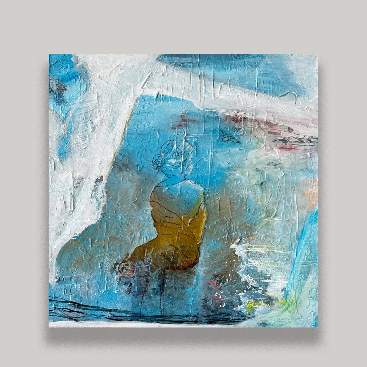 Cool breeze and sore legs | 24"x24" - Pratartist