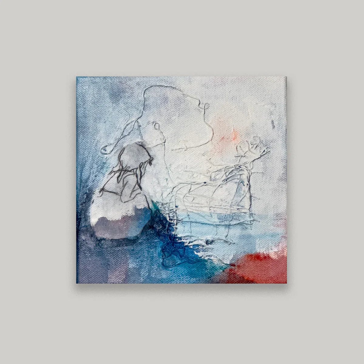 Fantasia | 6"x 6" | Abstract Figurative - Pratartist