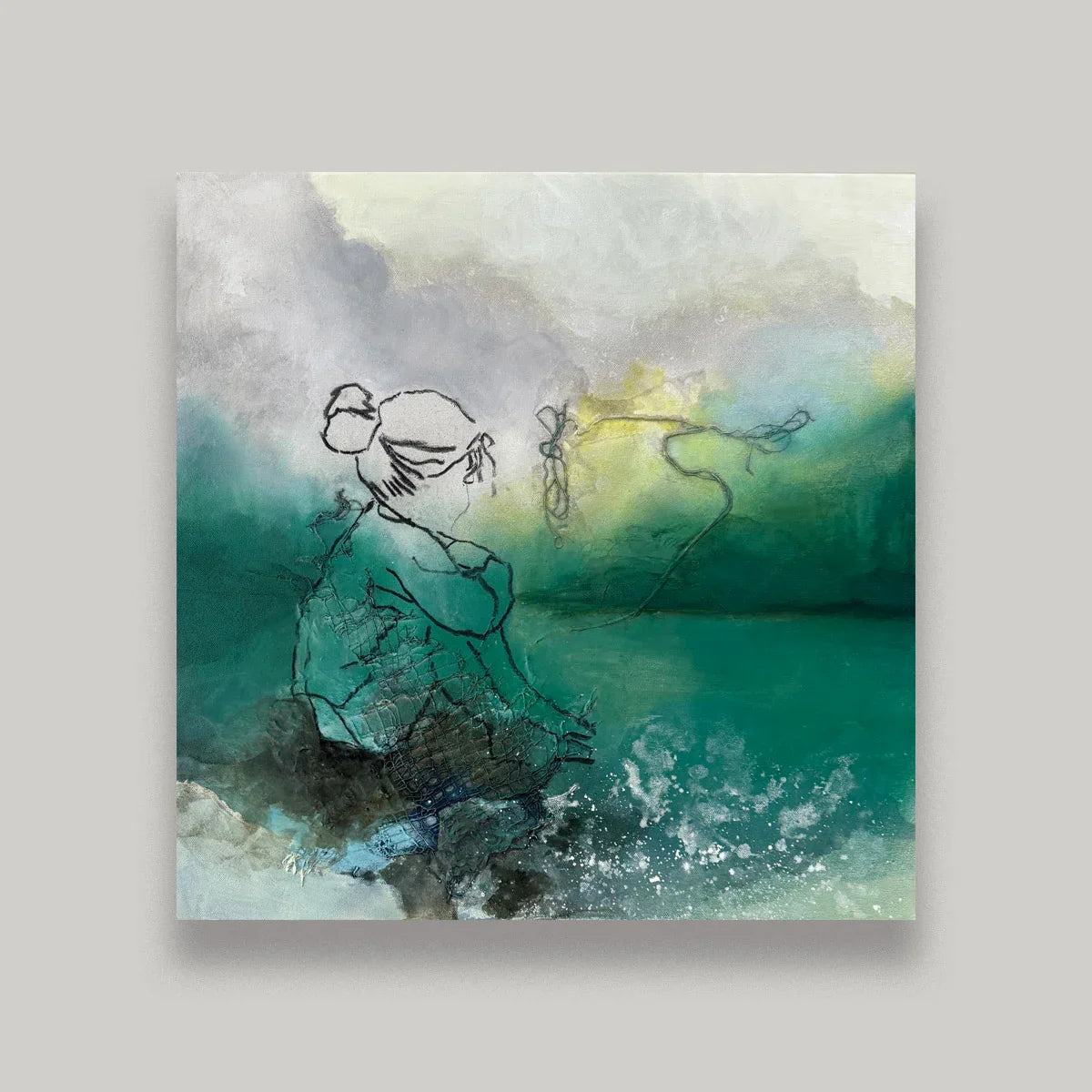 Sound of Waiting | 24"x24"