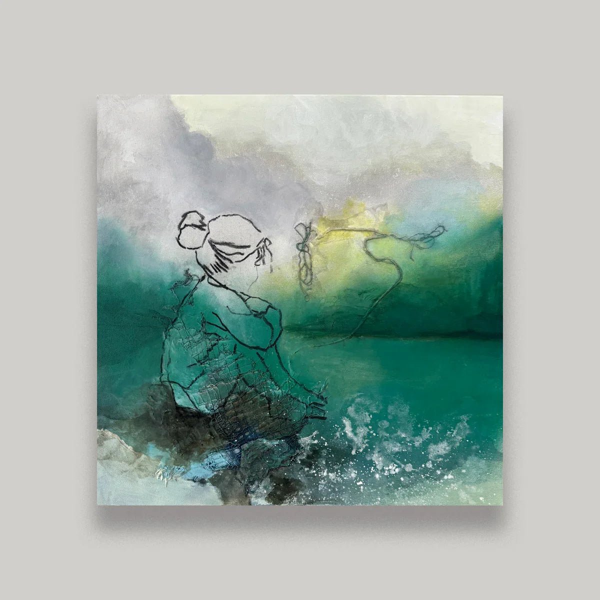 Sound of Waiting | 24"x24" - Pratartist